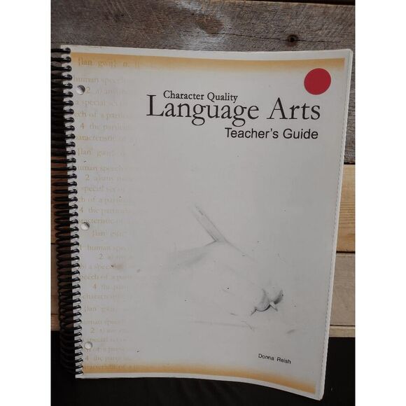 Character Quality Language Arts by Donna Reish  Teacher's Guide - Picture 1 of 2